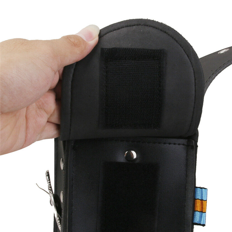 Pair-Motorcycle-Saddle-Bags-Cool-PU-Leather-Waterproof-Back-Fashion-Black-1749400