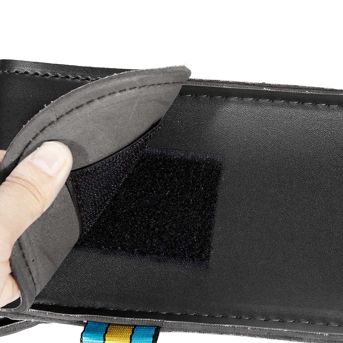 Pair-PU-Leather-Motorcycle-Side-Tool-Bag-Luggage-Saddlebags-Universal-1551770