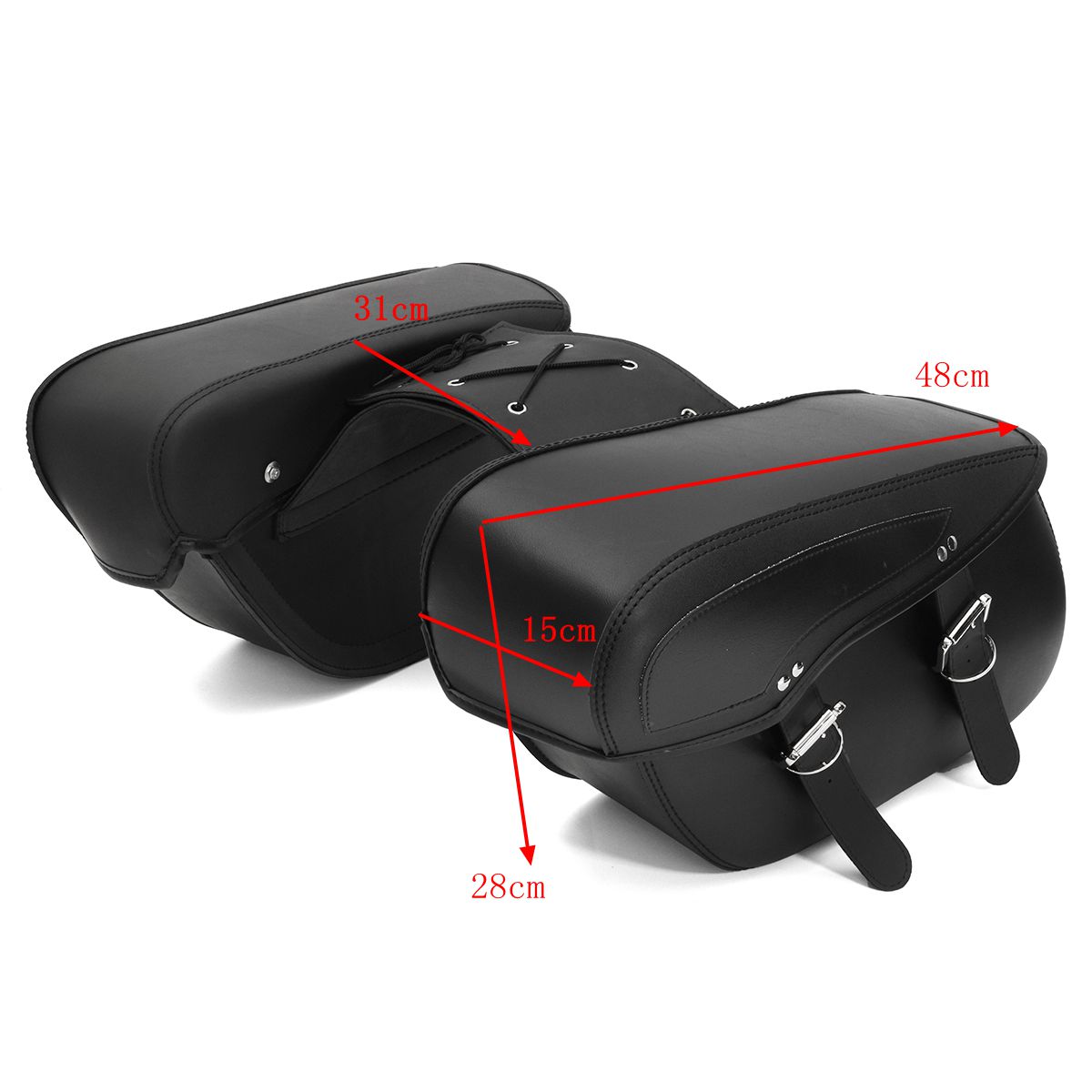 Pair-PU-Motorcycle-Universal-Saddle-Bags-Cross-Rider-Panniers-Tool-Luggage-1262383