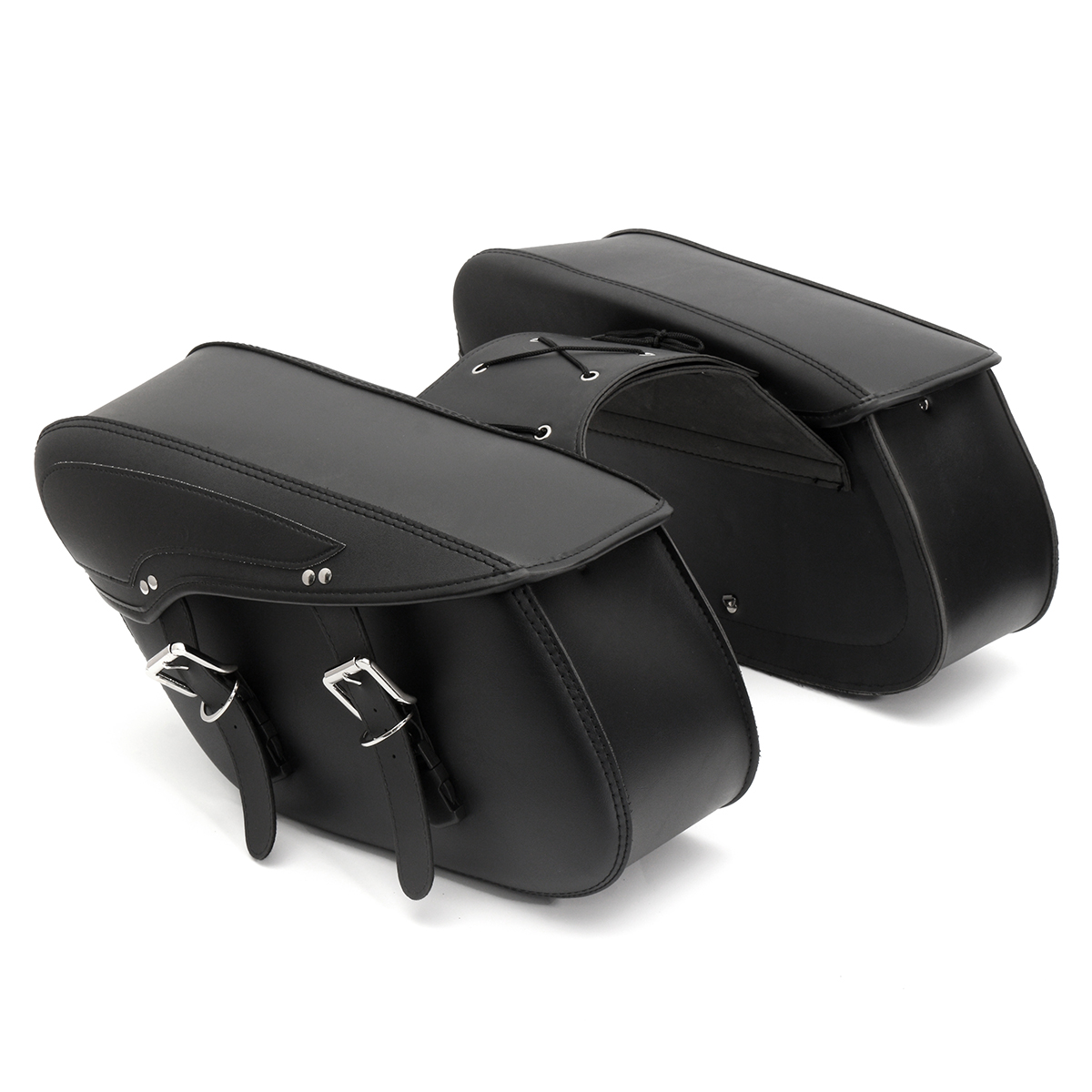 Pair-PU-Motorcycle-Universal-Saddle-Bags-Cross-Rider-Panniers-Tool-Luggage-1262383