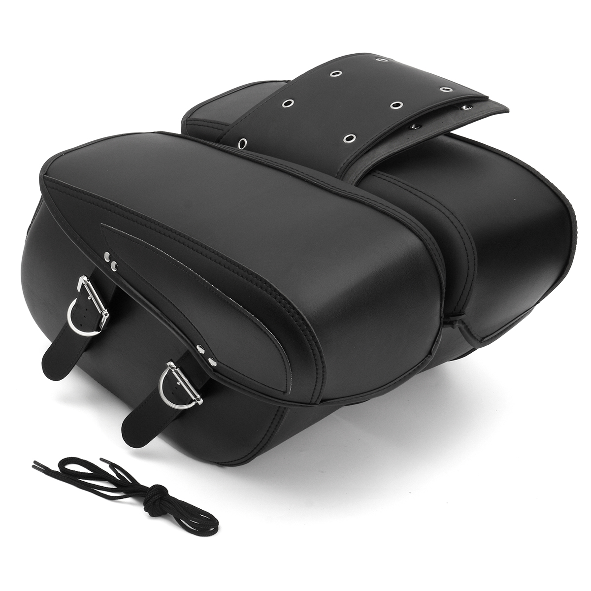 Pair-PU-Motorcycle-Universal-Saddle-Bags-Cross-Rider-Panniers-Tool-Luggage-1262383