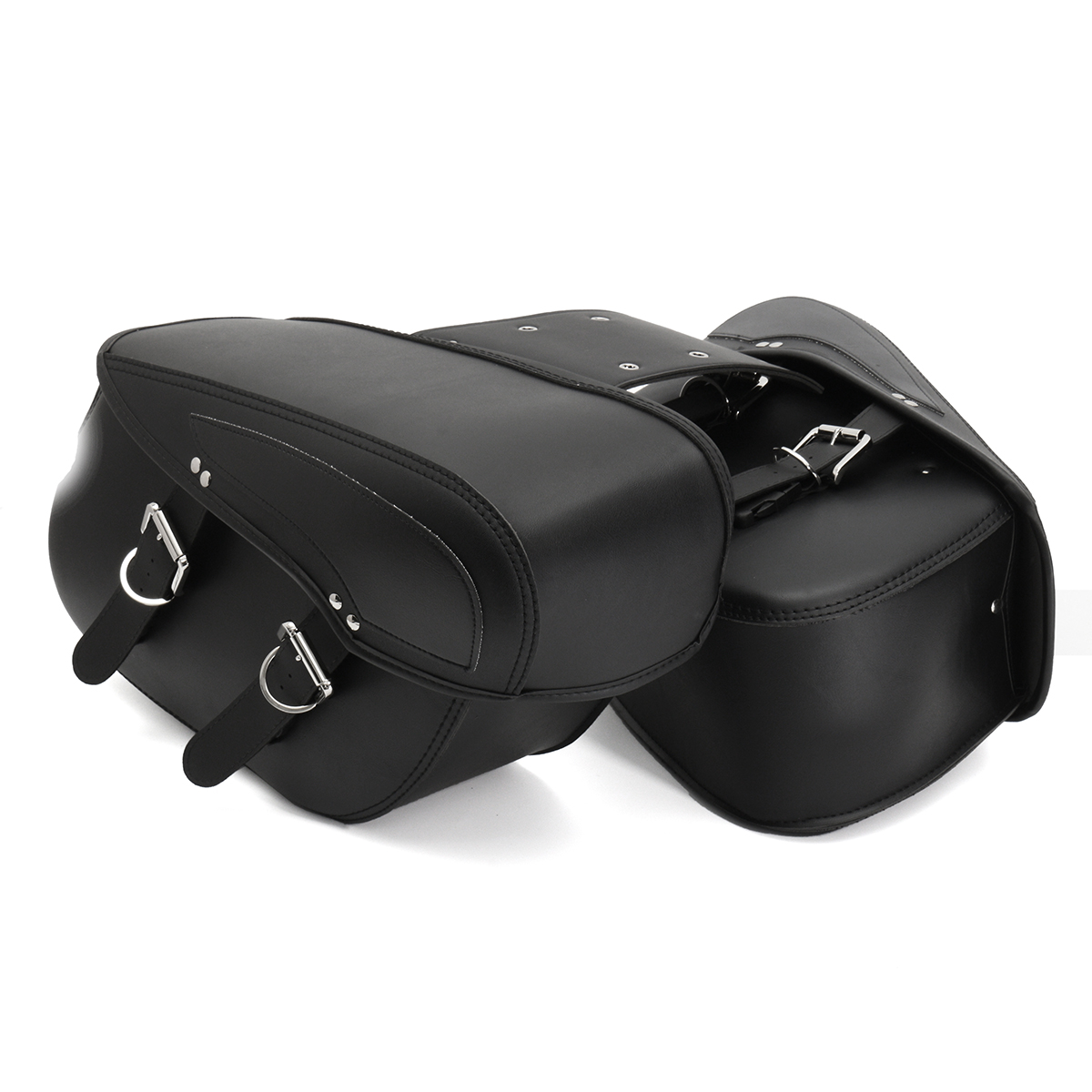 Pair-PU-Motorcycle-Universal-Saddle-Bags-Cross-Rider-Panniers-Tool-Luggage-1262383