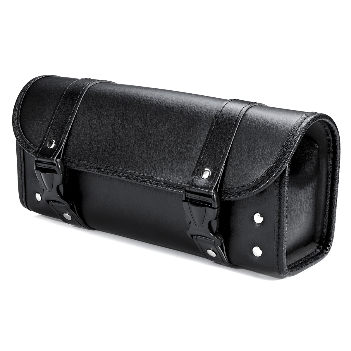 Universal-Motorcycle-Front-PU-Leather-Fork-Tool-Bag-Saddlebags-Pouch-Luggage-1646532