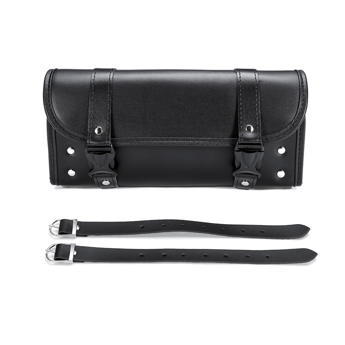 Universal-Motorcycle-Front-PU-Leather-Fork-Tool-Bag-Saddlebags-Pouch-Luggage-1646532