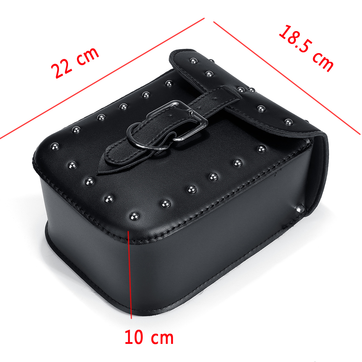 Universal-Motorcycle-Rivet-Luggage-Side-Saddlebags-Tool-Bag-For-Harley-Honda-Black-1545599