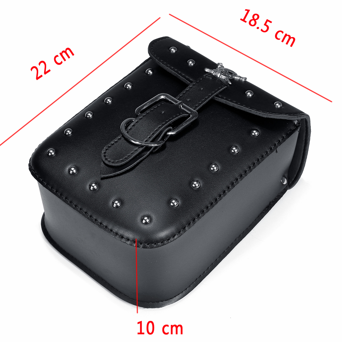 Universal-Motorcycle-Rivet-Luggage-Side-Saddlebags-Tool-Bag-For-Harley-Honda-Black-1545599