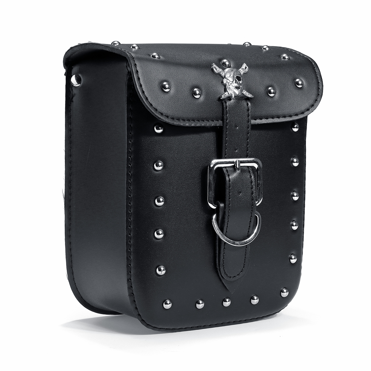 Universal-Motorcycle-Rivet-Luggage-Side-Saddlebags-Tool-Bag-For-Harley-Honda-Black-1545599