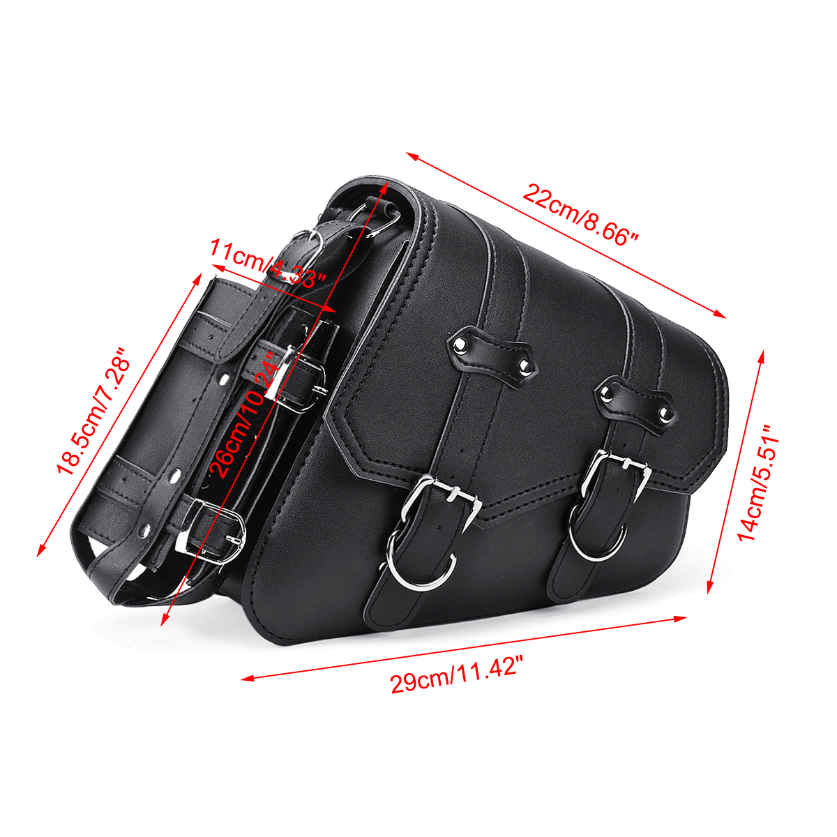 Universal-Motorcycle-Saddlebags-Saddle-Bag-Black-Leather-For-Harley-Sportster-XL883-XL1200-04-UP-1335062