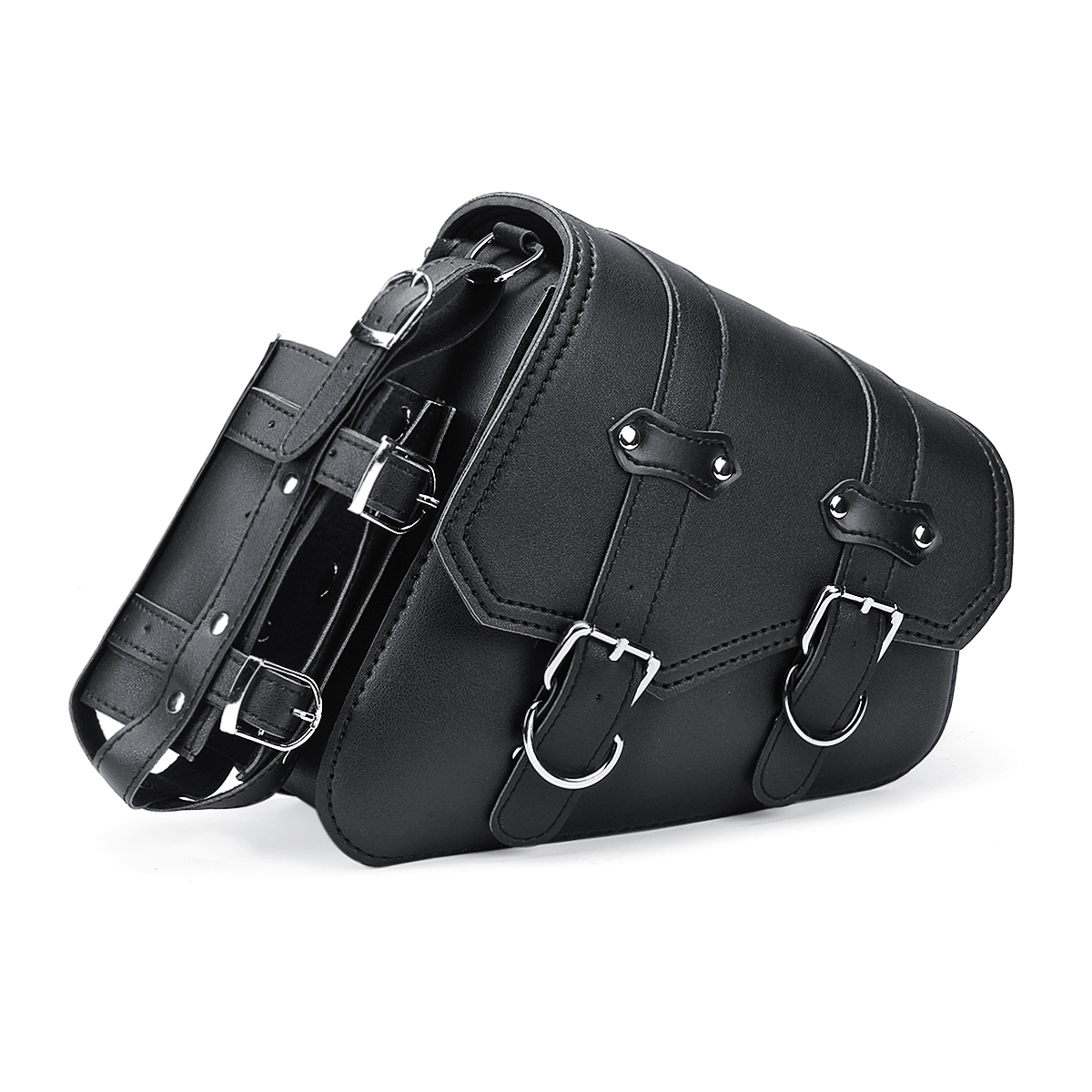 Universal-Motorcycle-Saddlebags-Saddle-Bag-Black-Leather-For-Harley-Sportster-XL883-XL1200-04-UP-1335062