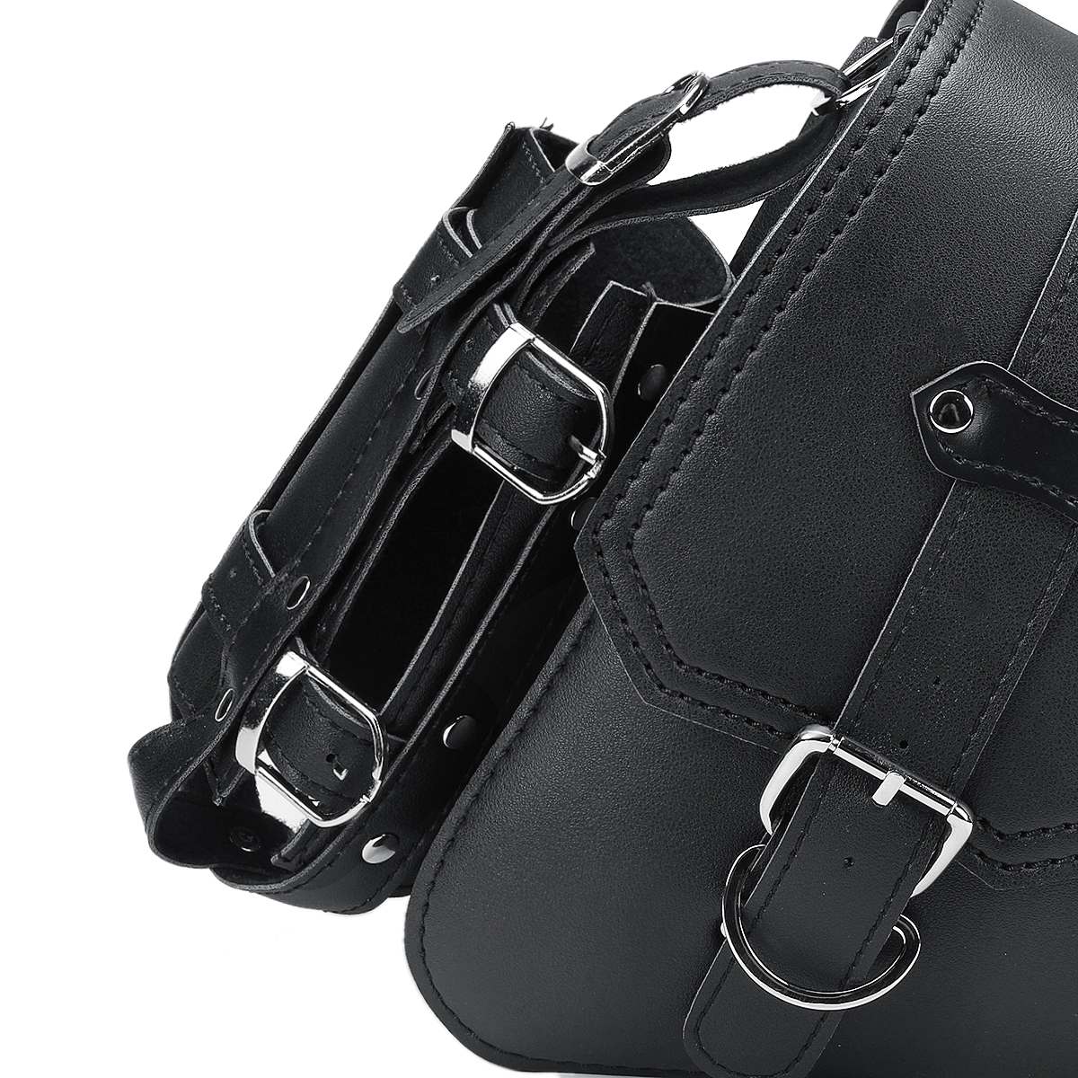 Universal-Motorcycle-Saddlebags-Saddle-Bag-Black-Leather-For-Harley-Sportster-XL883-XL1200-04-UP-1335062
