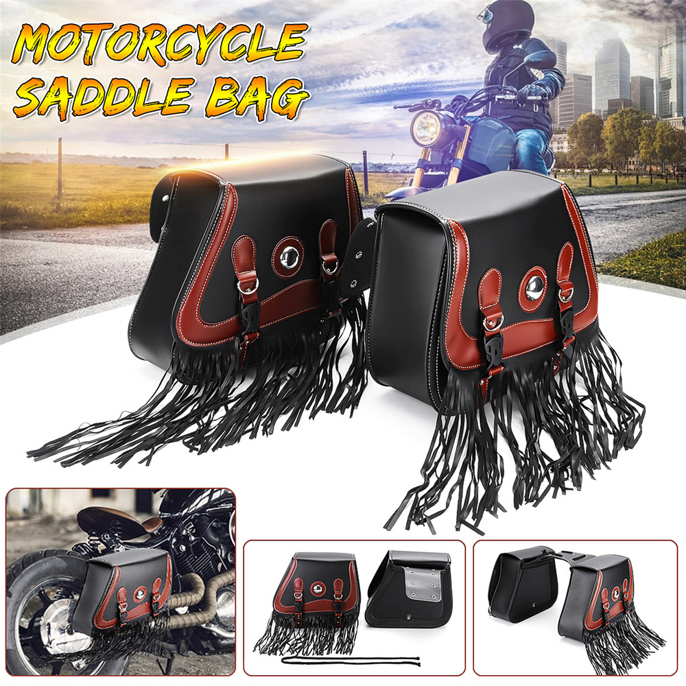 Universal-Waterproof-Pair-PU-Leather-Motorcycle-Tool-Bag-Storage-Luggage-Saddlebags-1442932