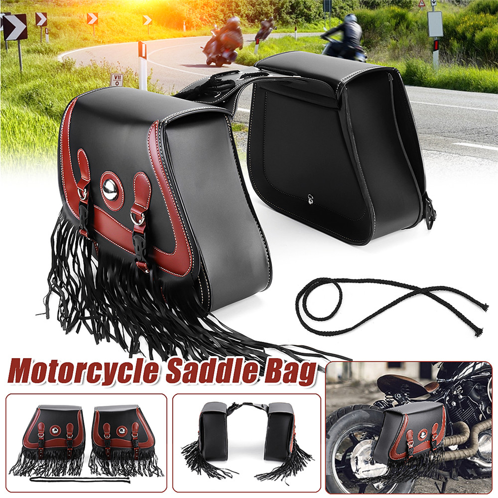 Universal-Waterproof-Pair-PU-Leather-Motorcycle-Tool-Bag-Storage-Luggage-Saddlebags-1442932