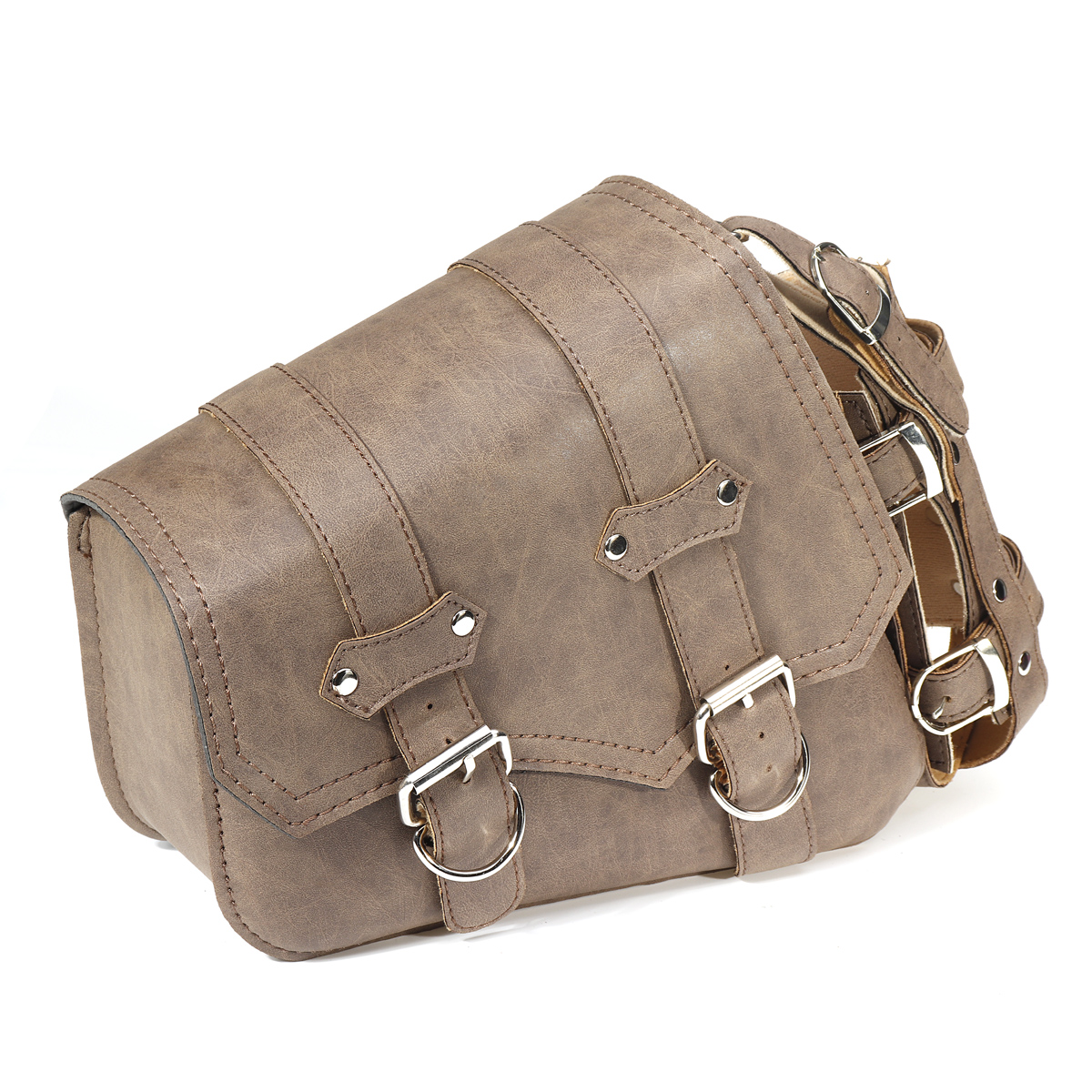 Vintage-Brown-PU-Leather-Left-Right-Side-Pannier-Saddlebags-W-Bottle-Holder-For-Harley-Davidson-1531954