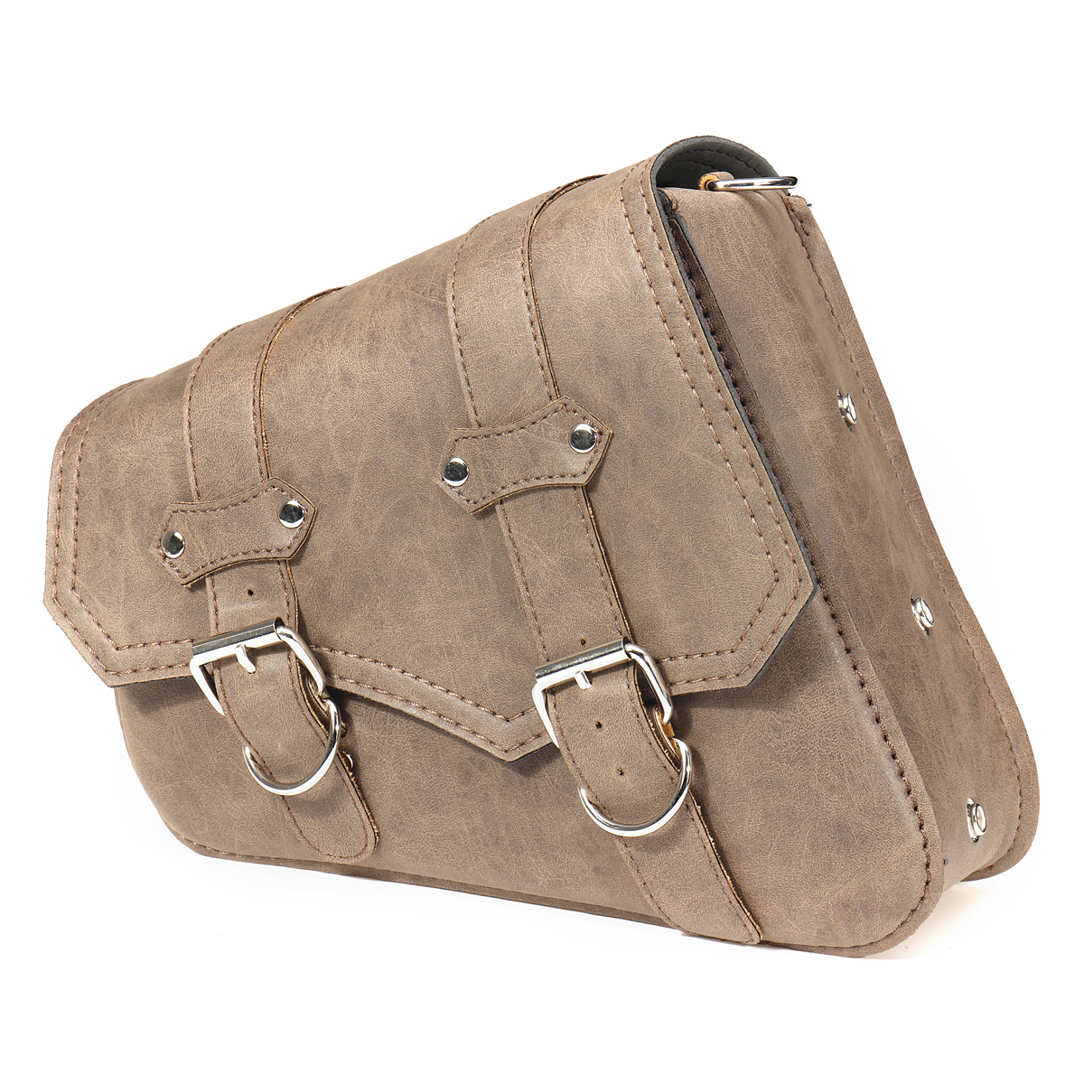Vintage-Brown-PU-Leather-Left-Right-Side-Pannier-Saddlebags-W-Bottle-Holder-For-Harley-Davidson-1531954