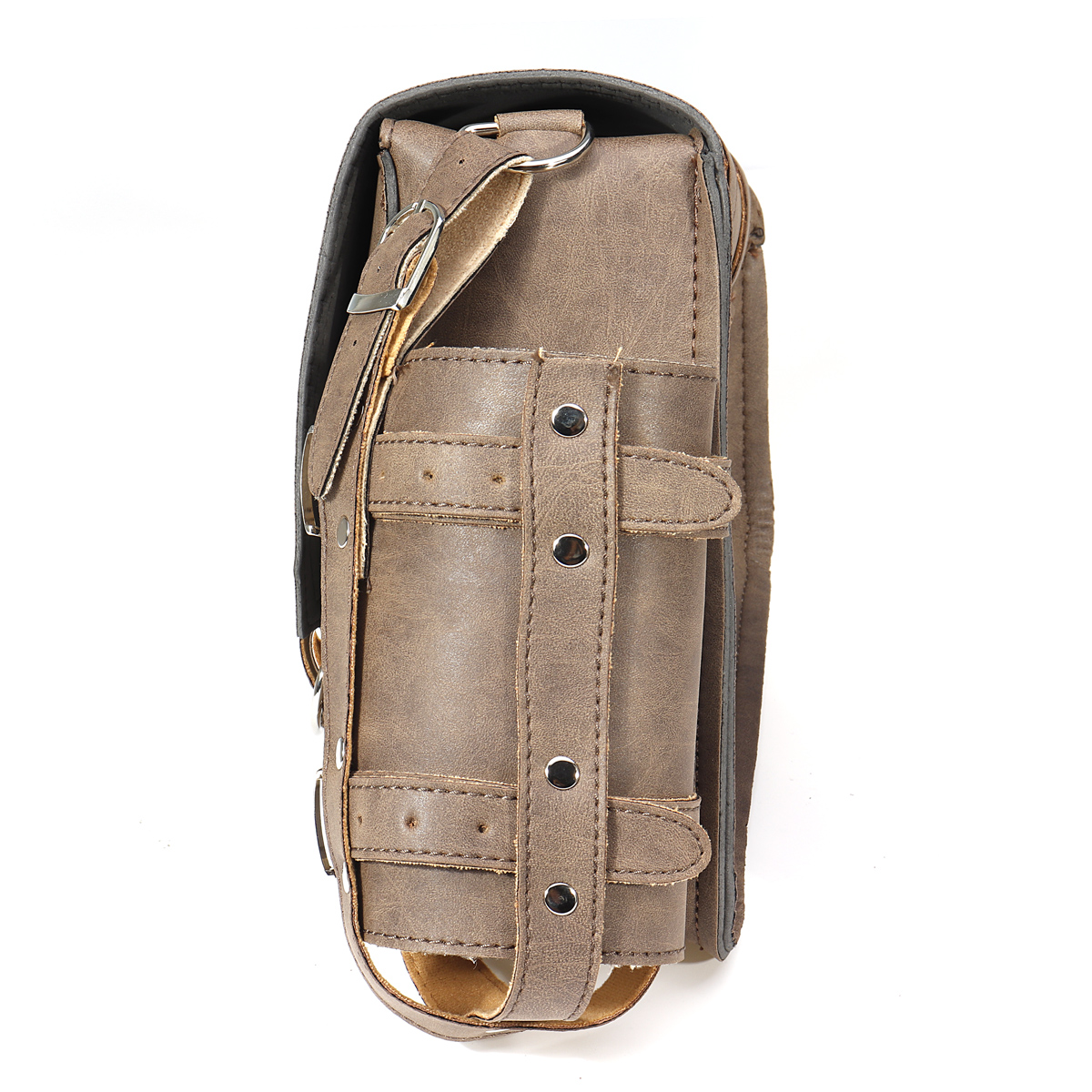 Vintage-Brown-PU-Leather-Left-Right-Side-Pannier-Saddlebags-W-Bottle-Holder-For-Harley-Davidson-1531954