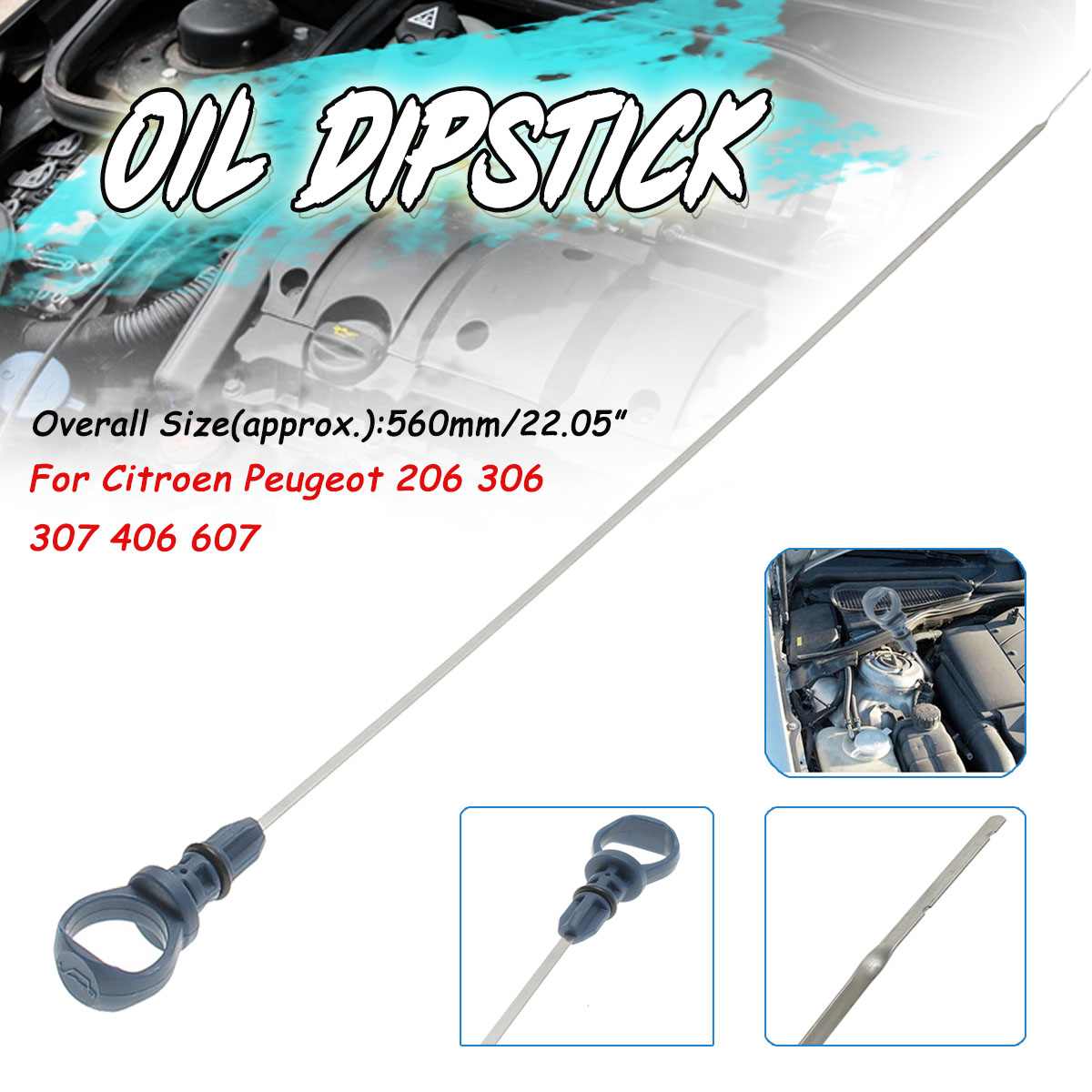 Engine-Oil-Dip-Stick-Dipstick-Measure-For-Peugeot-206-306-307-406-607-Citroen-C5-Xsara-Picasso-Xsara-1615525