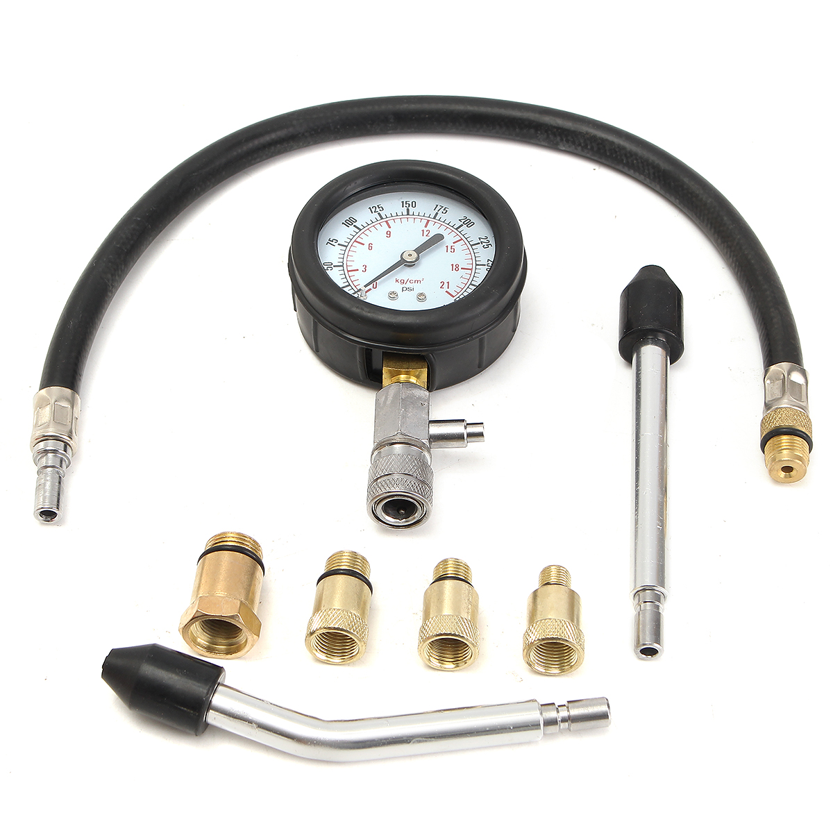 Pro-Petrol-Gas-Engine-Cylinder-Compression-Tester-Oil-Pressure-Gauge-Kit-Motor-Auto-1383755