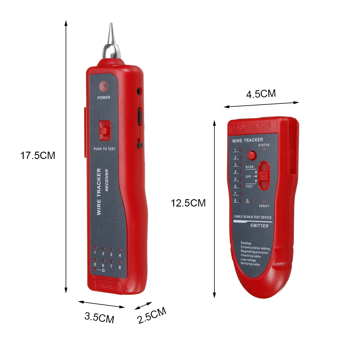 Telephone-Network-Cable-Wire-Line-LAN-Cable-RJ45-Tracker-Toner-Tracer-Tester-1622880