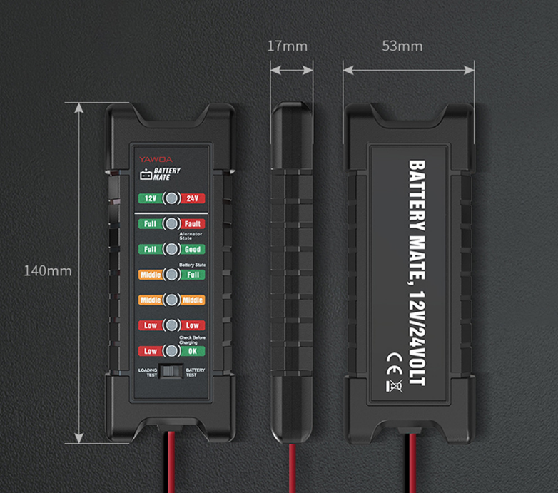 YAWOA-Battery-Tester-BM420-12V24V-Power-lighter-Version-Car-Digital-6-LED-Light-Alternator-Auto-Batt-1565912