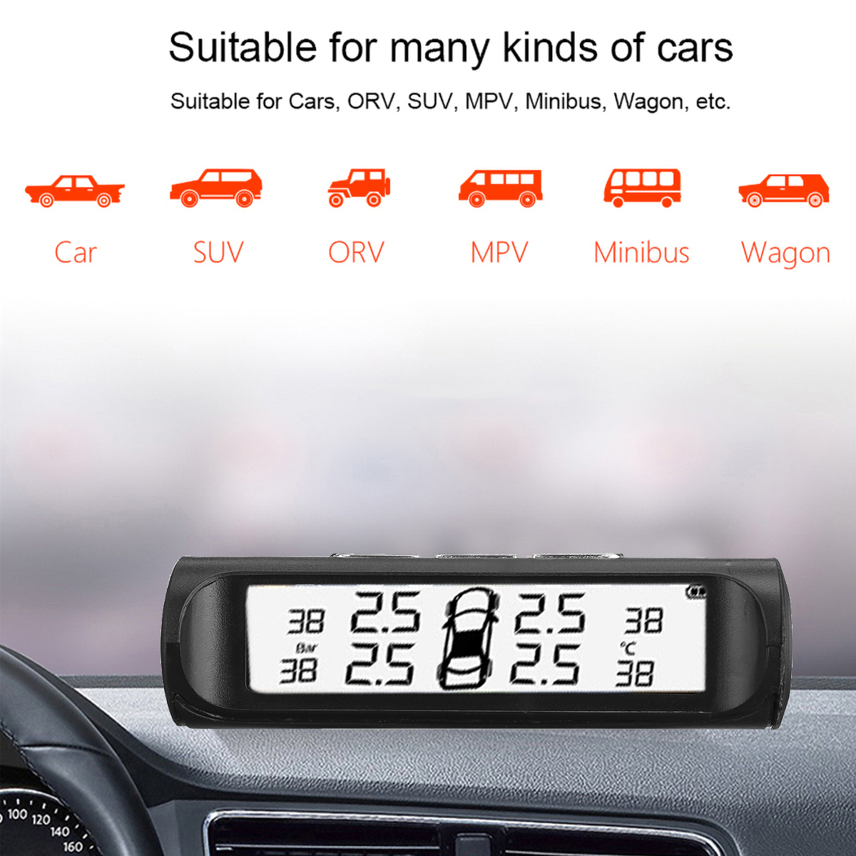 Solar-Car-Wireless-USB-Charging-Tire-Pressure-Monitoring-Temp-Alarm-System-1790840