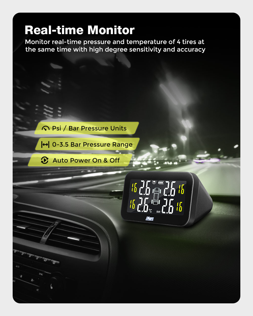 iMars-T270-TPMS-Solar-Power-Tire-Pressure-Monitor-System-Large-Screen-LCD-Display-Tester-Wireless-wi-1821920