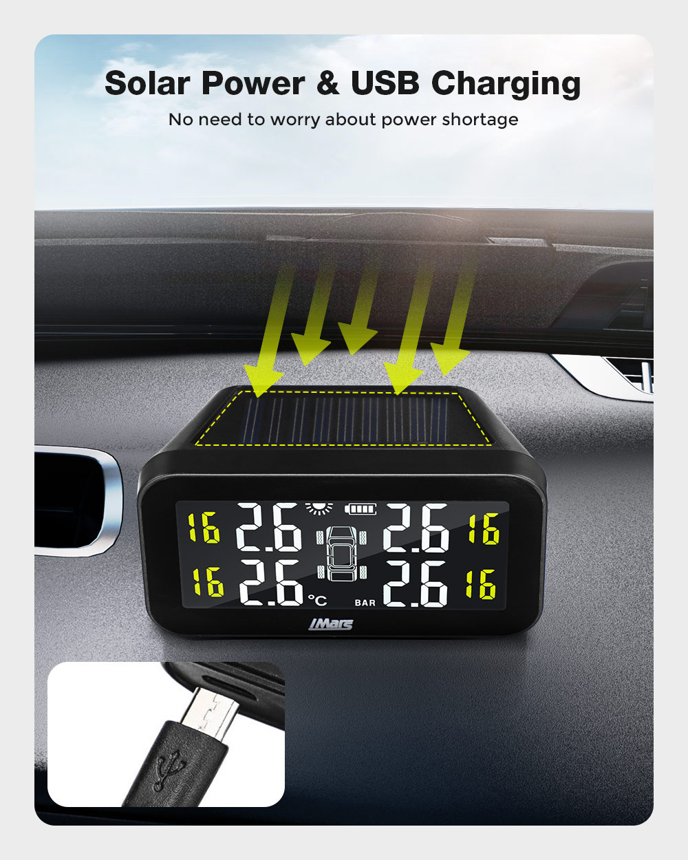 iMars-T270-TPMS-Solar-Power-Tire-Pressure-Monitor-System-Large-Screen-LCD-Display-Tester-Wireless-wi-1821920