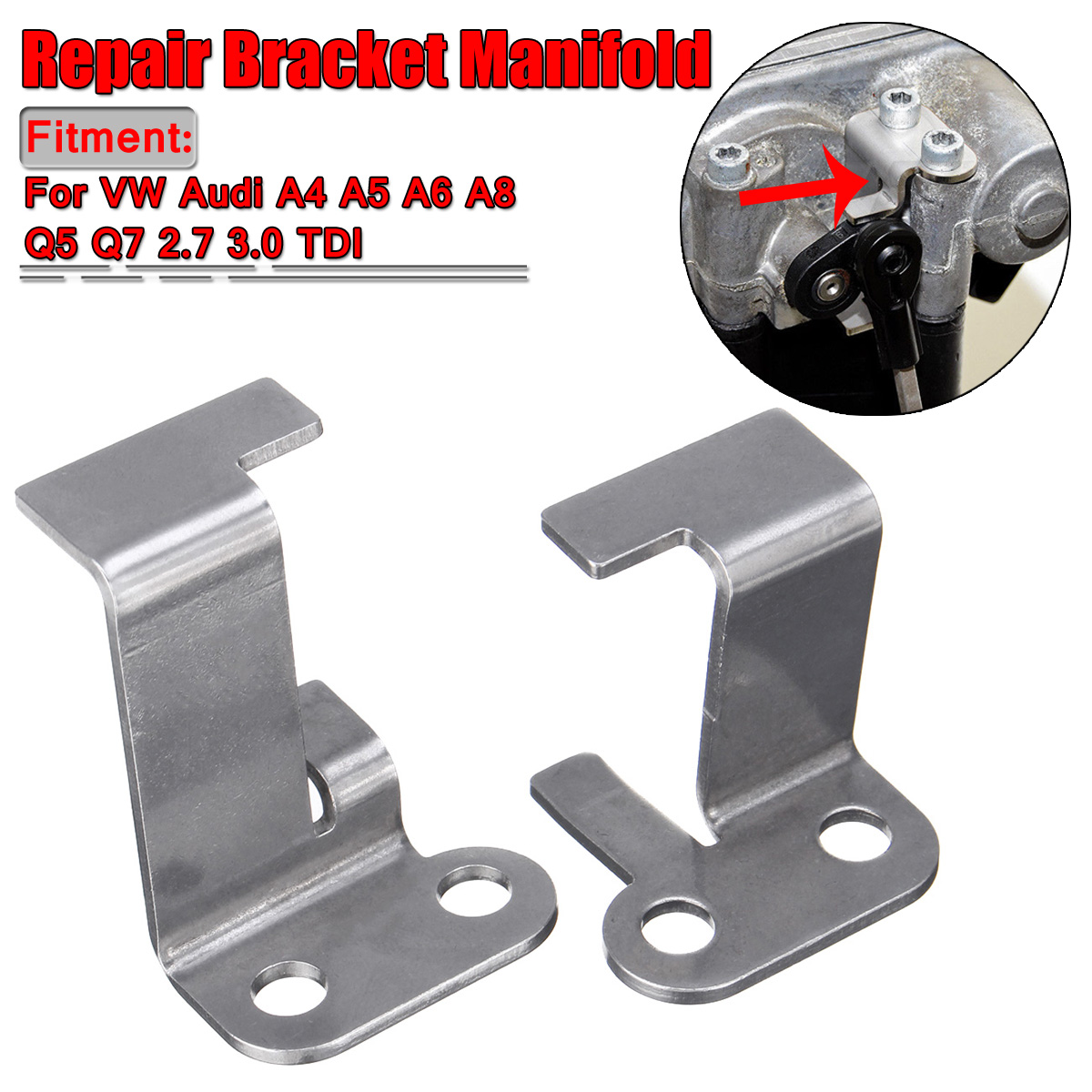 Left--Right-Repair-Bracket-Manifold-For-VW-For-Audi-A4-A5-A6-A8-Q5-Q7-27-30-TDI-1688350