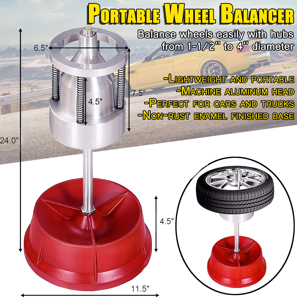 Portable-Hub-Wheel-Tire-Balancer-With-Bubble-Level-Heavy-Duty-Rim-Mini-Auto-Truck-Tyre-Balancing-Mac-1434333