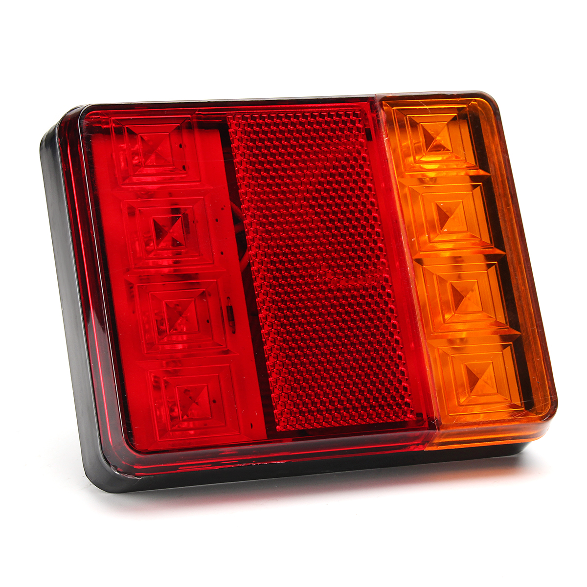 12V-8-LED-Car-Truck-LED-Rear-Tail-Brake-Lights-Warning-Turn-Signal-Lamp-RedYellow-2PCS-for-Lorry-Tra-956751