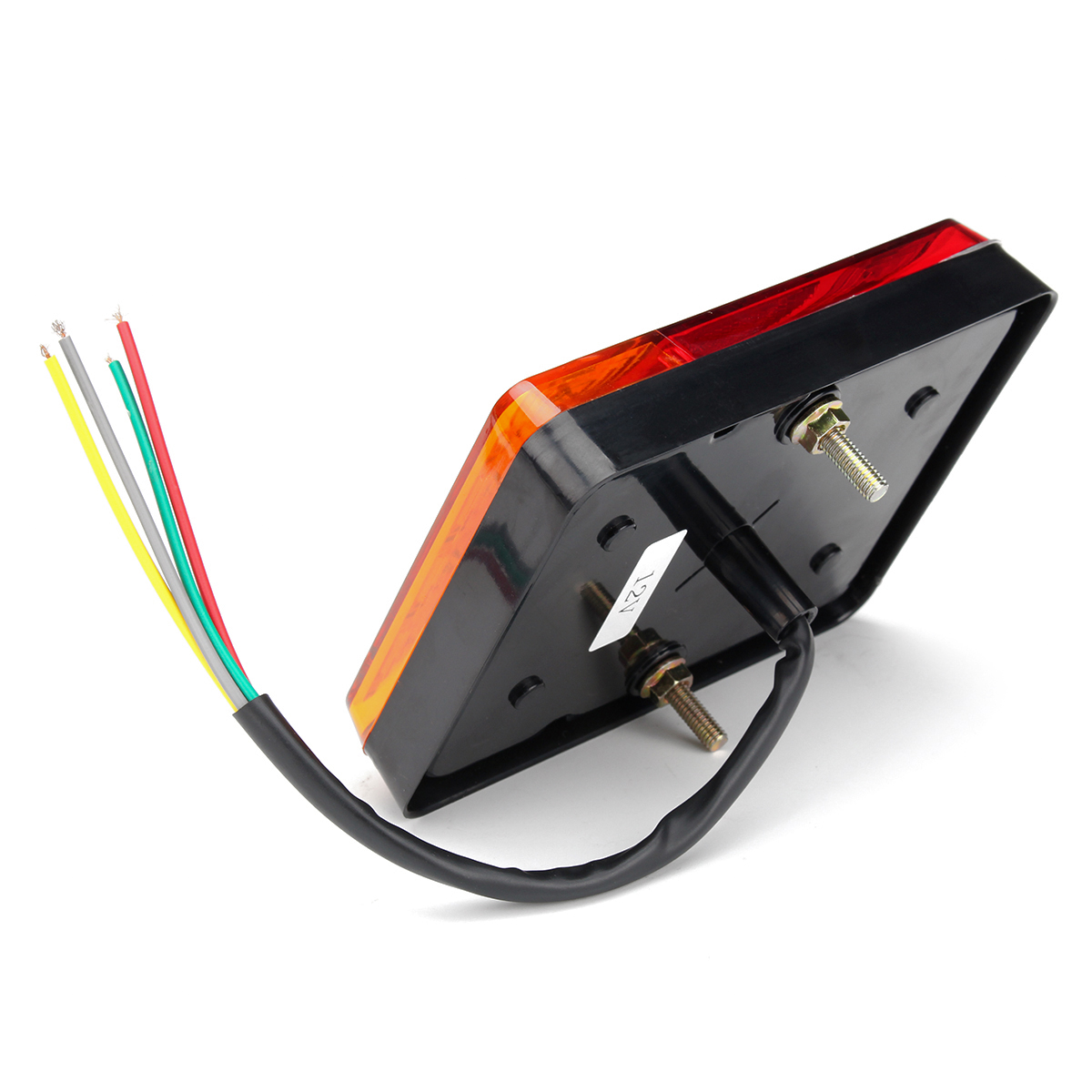 12V-8-LED-Car-Truck-LED-Rear-Tail-Brake-Lights-Warning-Turn-Signal-Lamp-RedYellow-2PCS-for-Lorry-Tra-956751