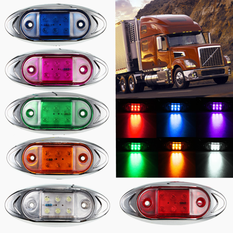 12V-Waterproof-Side-Marker-Clearance-Lights-6-LED-Warning-Lamp-Bulb-1030737