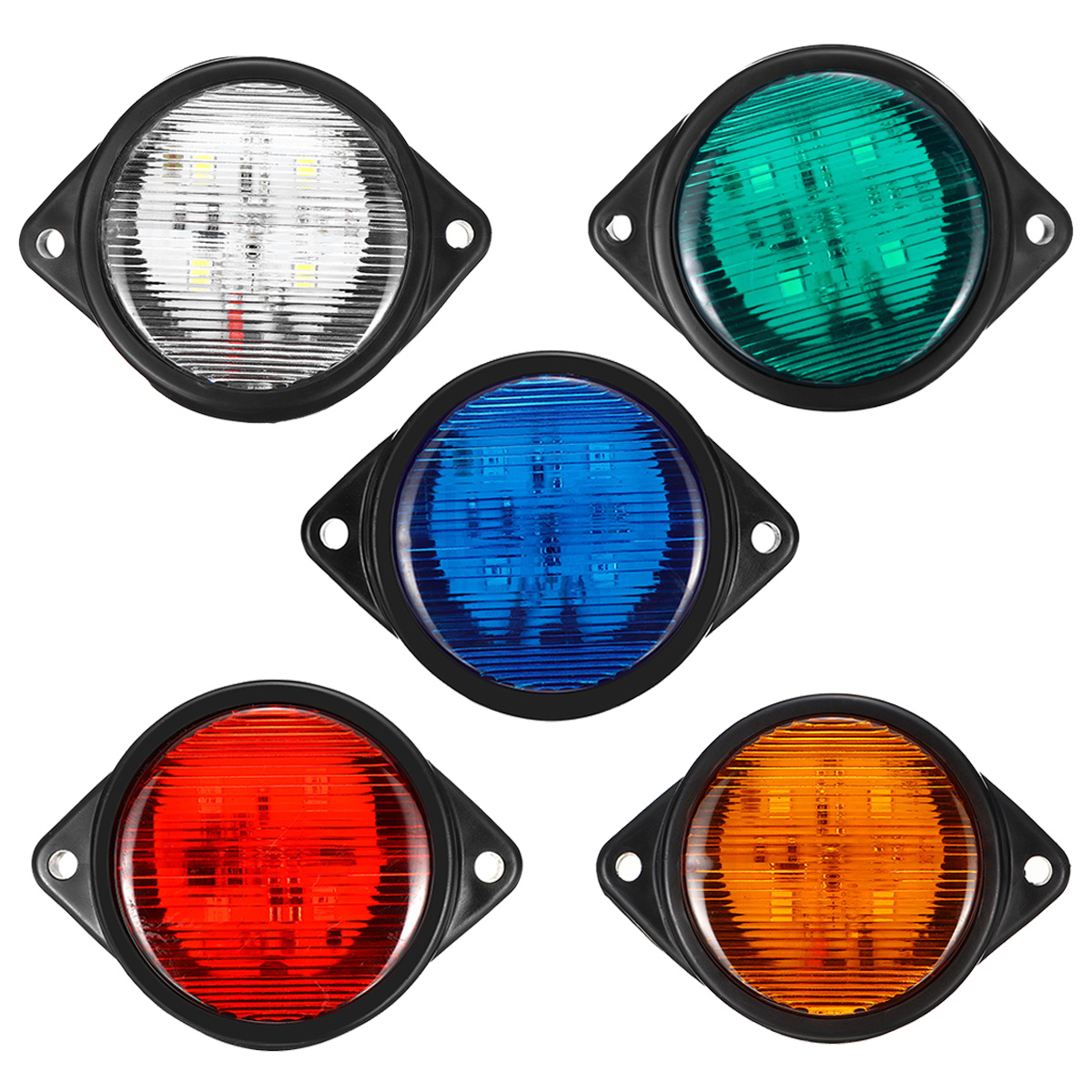 2PCS-24V-4LED-Trailer-Side-Marker-Lights-Truck-Caravan-Van-Stop-Indicator-Light-1742177