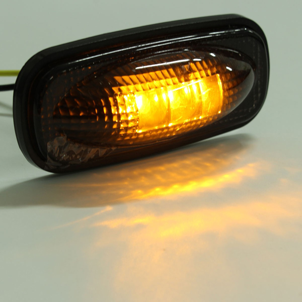 For-Ford-F350-F450-LED-Fender-Bed-Side-Marker-Lights-Lamps-Smoke-Lens-1015697