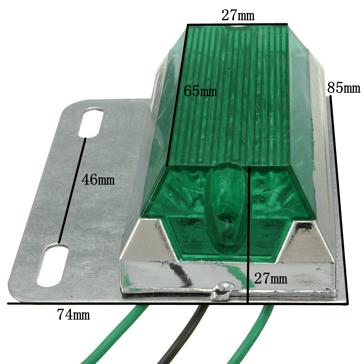 Pair-12V-12-LED-Side-Marker-Indicator-Light-Lamp-Commercial-Trailer-Truck-Pickup-1019229