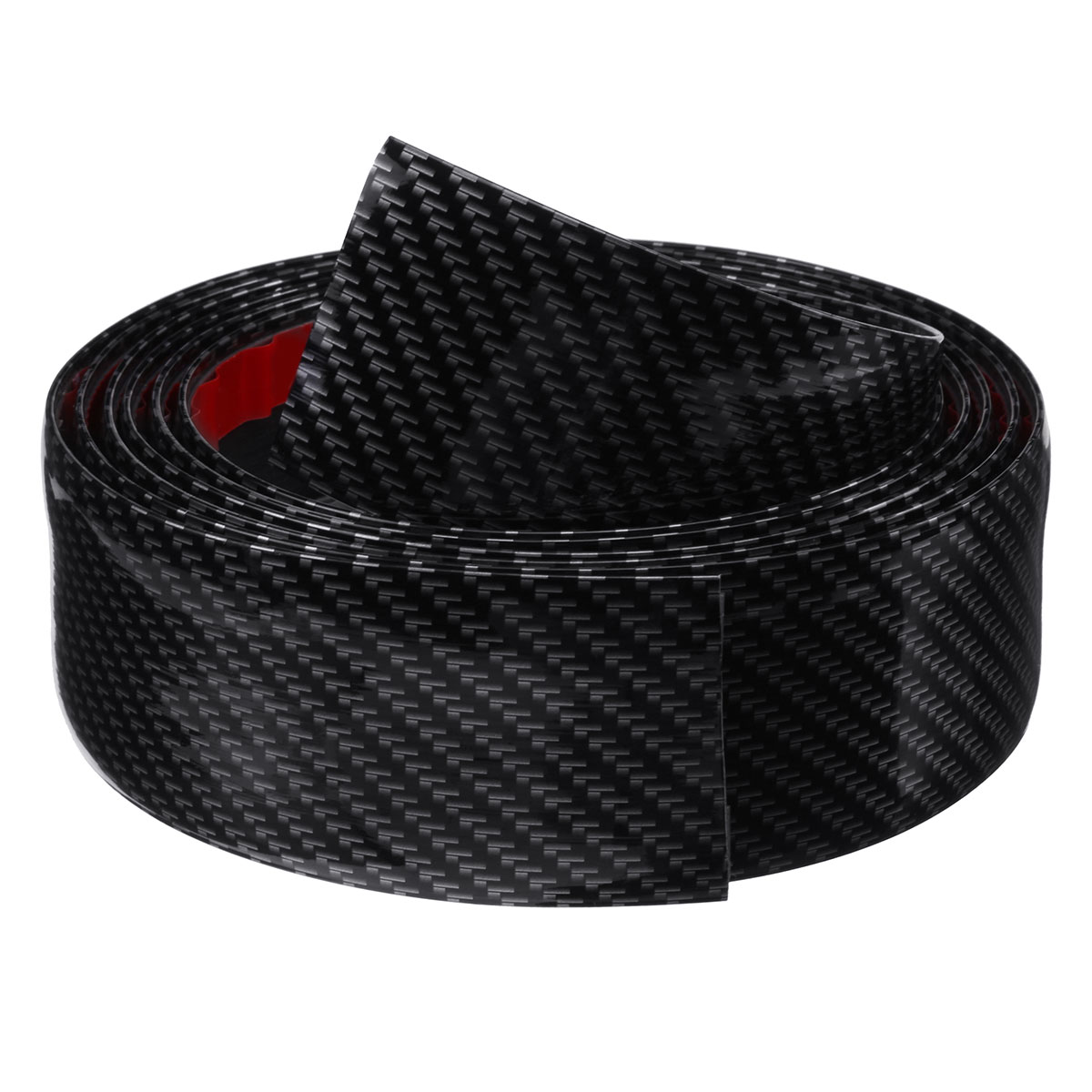 1M--25M-Car-Carbon-Fiber-Door-Sill-Protector-Rubber-Edge-Guard-Strip-Universal-1610605