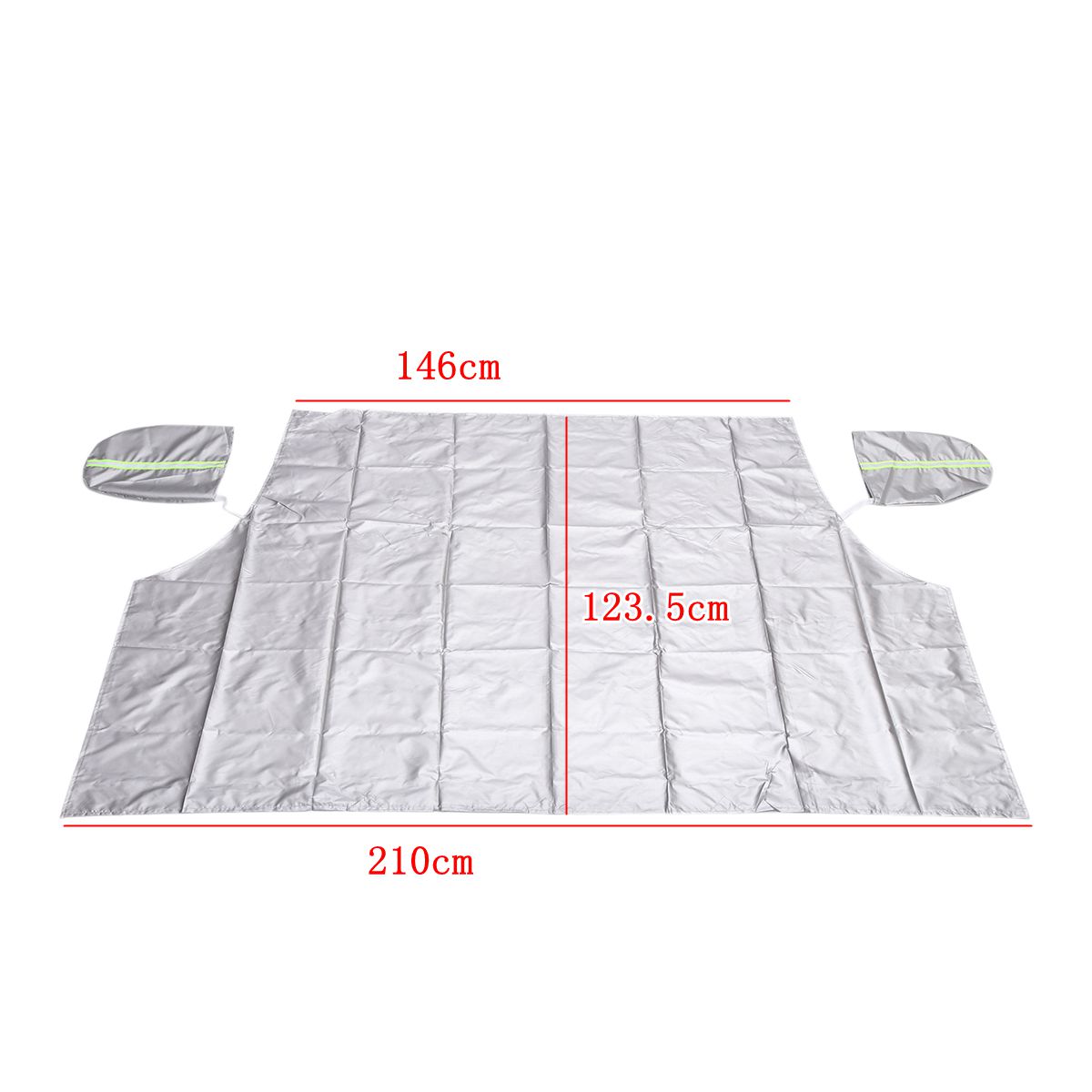 210x1235x146cm-Magnetic-Car-Windshield-Snow-Cover-Sun-Dust-Ice-Frost-Protector-Shield-Green-1415383