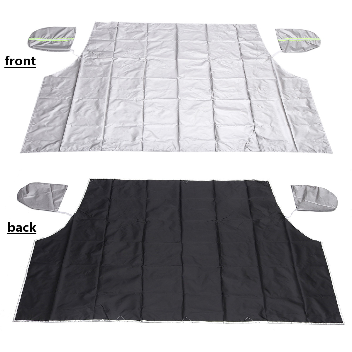 210x1235x146cm-Magnetic-Car-Windshield-Snow-Cover-Sun-Dust-Ice-Frost-Protector-Shield-Green-1415383