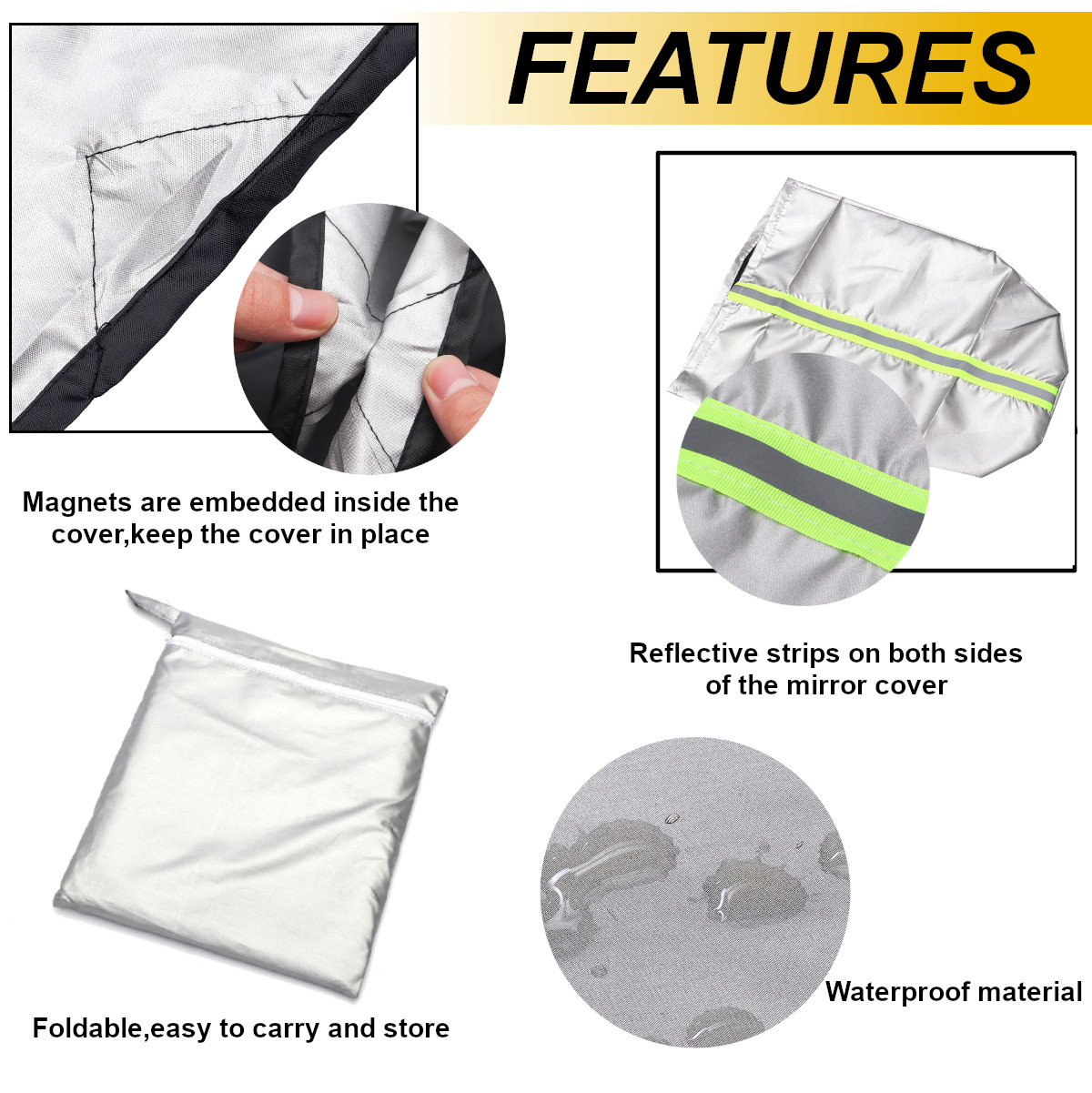210x1235x146cm-Magnetic-Car-Windshield-Snow-Cover-Sun-Dust-Ice-Frost-Protector-Shield-Green-1415383