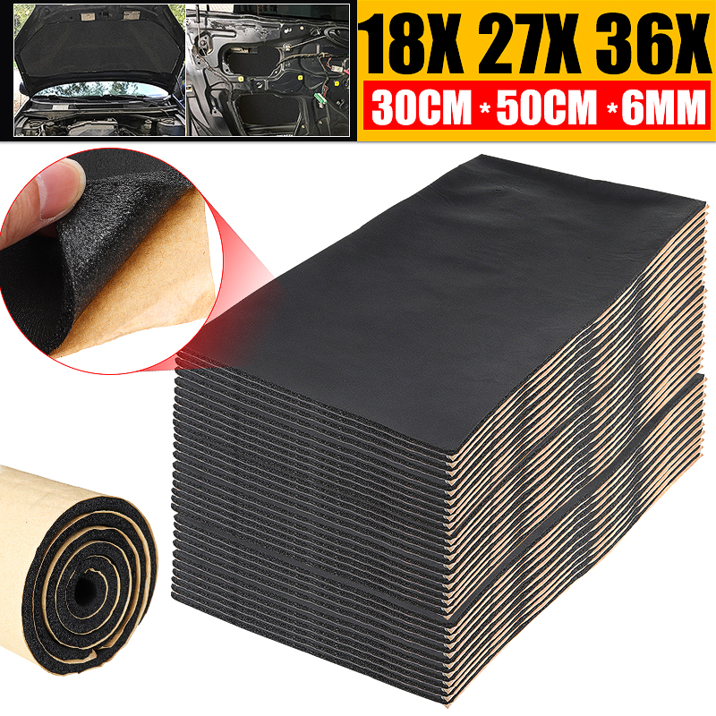 30cm50cm6mm-9pcs-Car-Insulation-Mat-Van-Sound-Proofing-Deadening-Foam-Protector-1585360