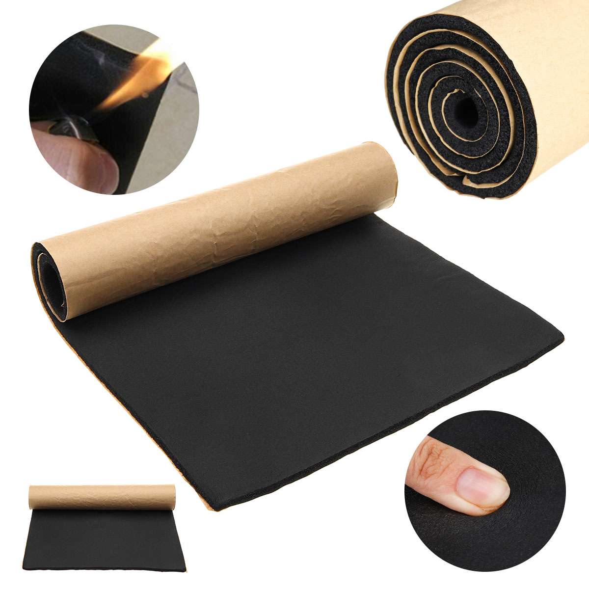 30cm50cm6mm-9pcs-Car-Insulation-Mat-Van-Sound-Proofing-Deadening-Foam-Protector-1585360