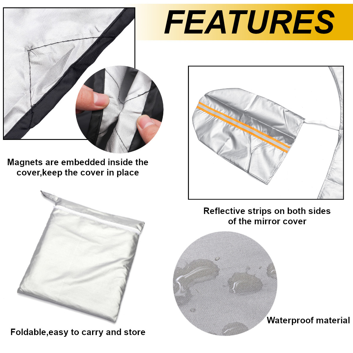 Large-Orange-Car-Magnetic-Windshield-Cover-Snow-Sun-Rain-Protector-for-Pickup-SUV-1416635