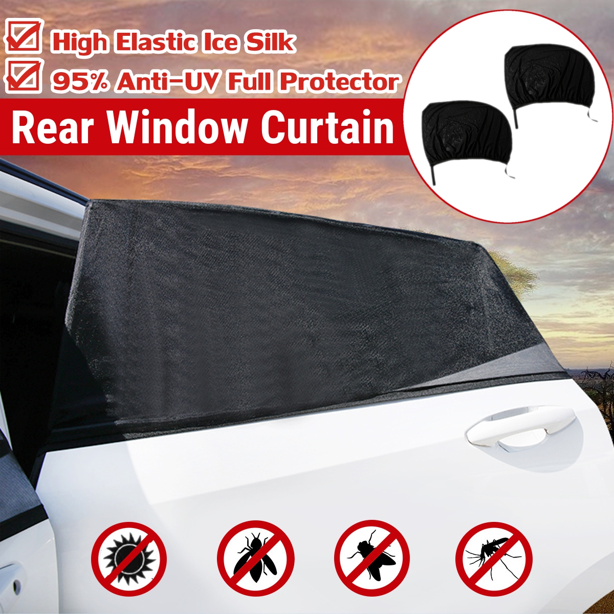 Pair-Rear-Car-Sun-Shade-Window-Visor-Mesh-Curtain-UV-Protection-For-Kids-Baby-1726716