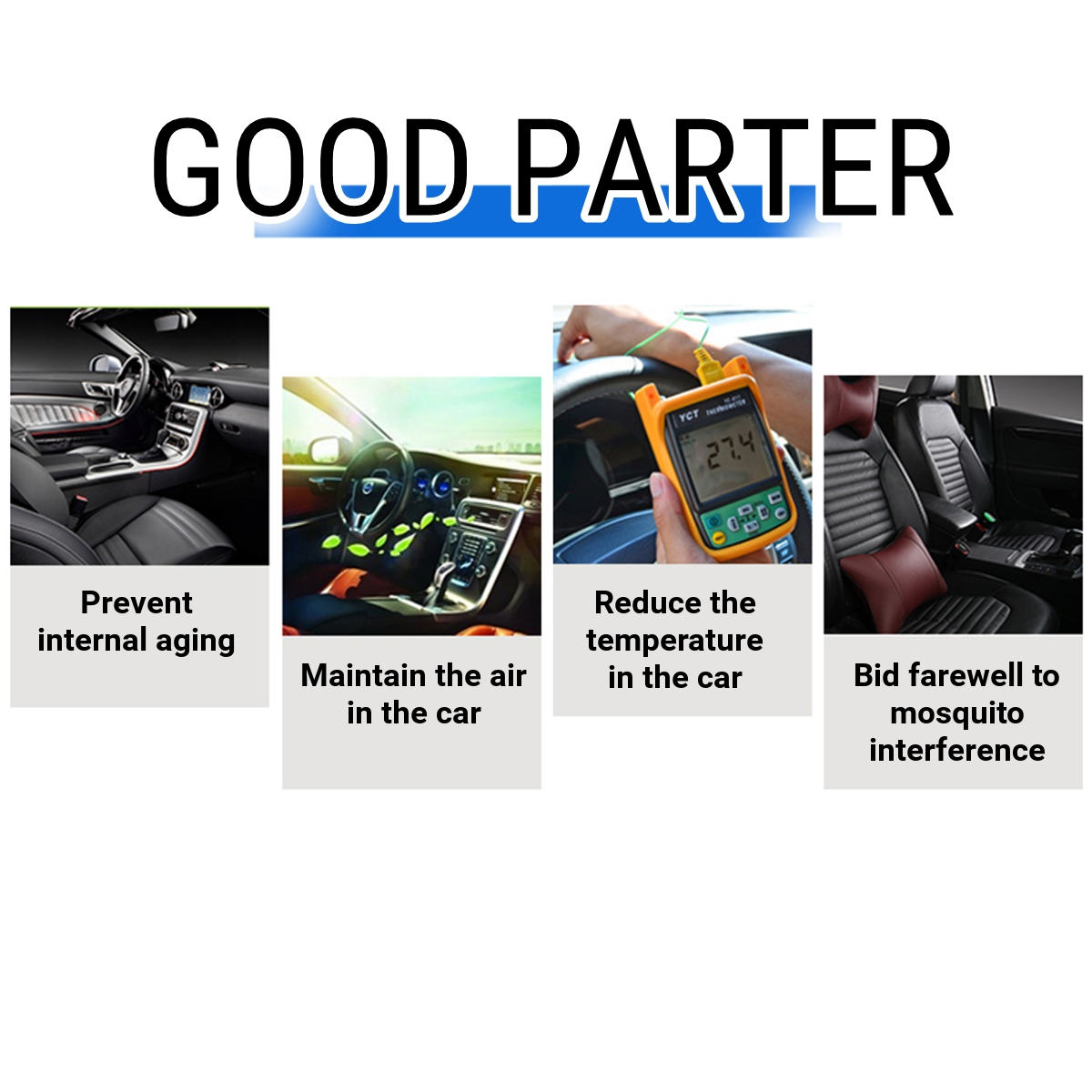 Pair-Rear-Car-Sun-Shade-Window-Visor-Mesh-Curtain-UV-Protection-Rear-Side-Black-1726715