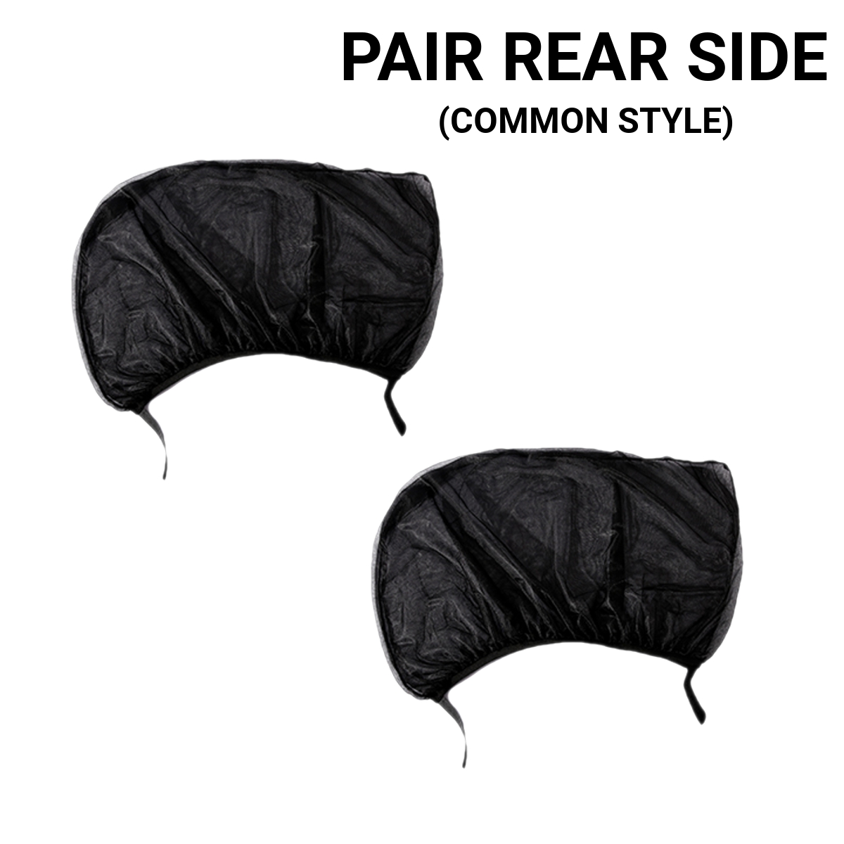 Pair-Rear-Car-Sun-Shade-Window-Visor-Mesh-Curtain-UV-Protection-Rear-Side-Black-1726715