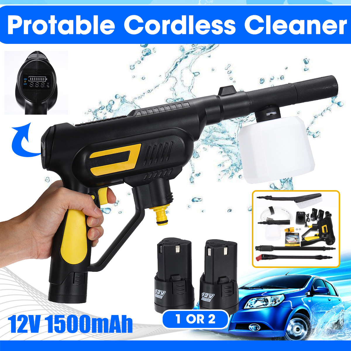 12V-1500mAh-Display-Cordless-Portable-Pressure-Washer-Cleaner-Portable-Water-Tool-With-Pot-1625480