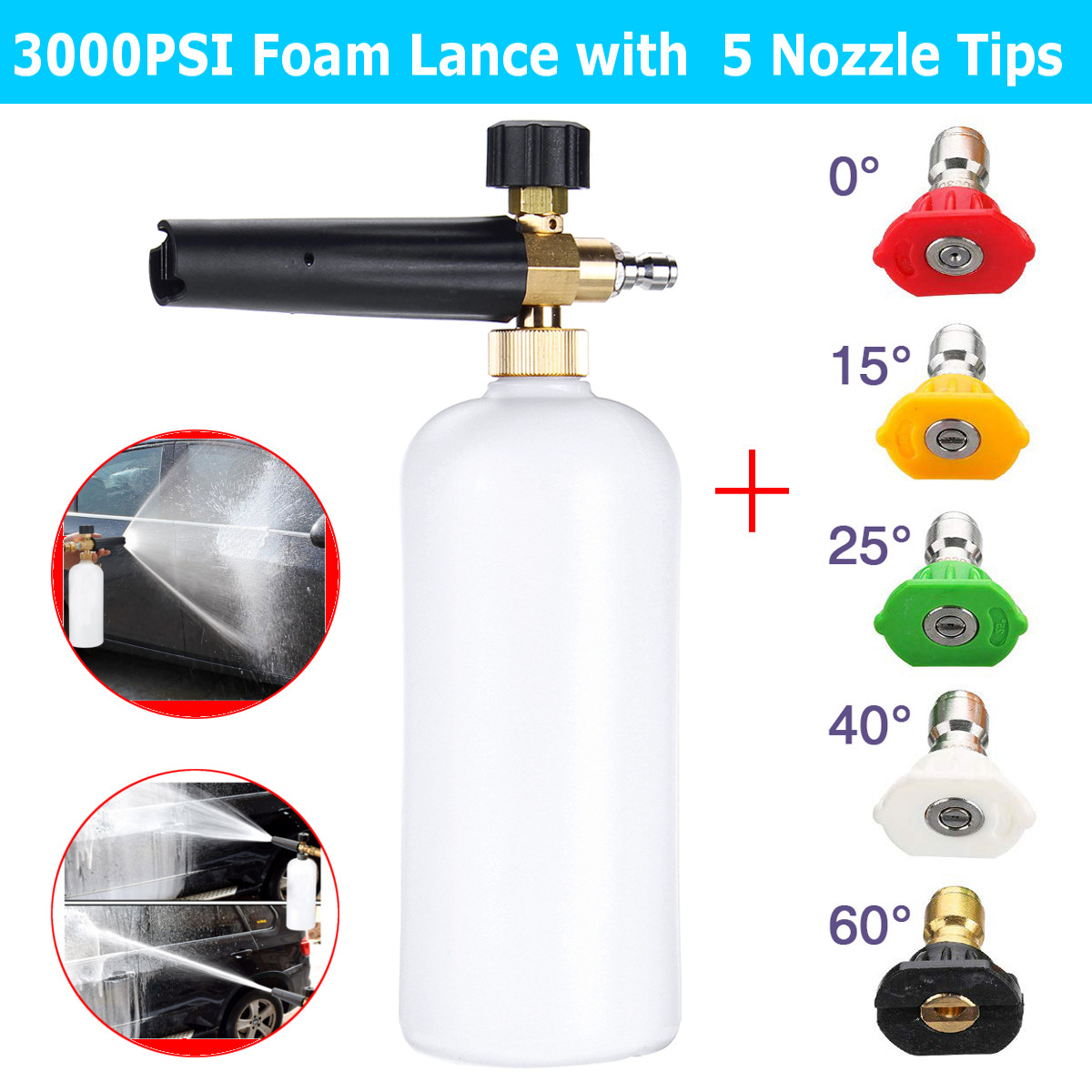 1L-Lance-Foam-Spray-Tool-Soap-Cannon-For-High-Pressure-Washer-w5x-Nozzles-1576911