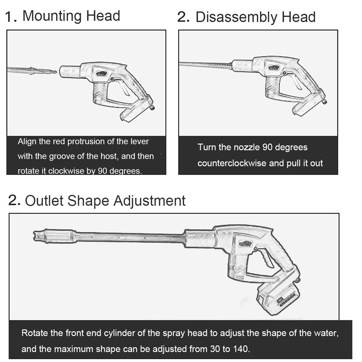 21V-Cordless-Pressure-Washer-Cleaner-Water-Hose-Nozzle-Kit--BatteryCharger-1624897
