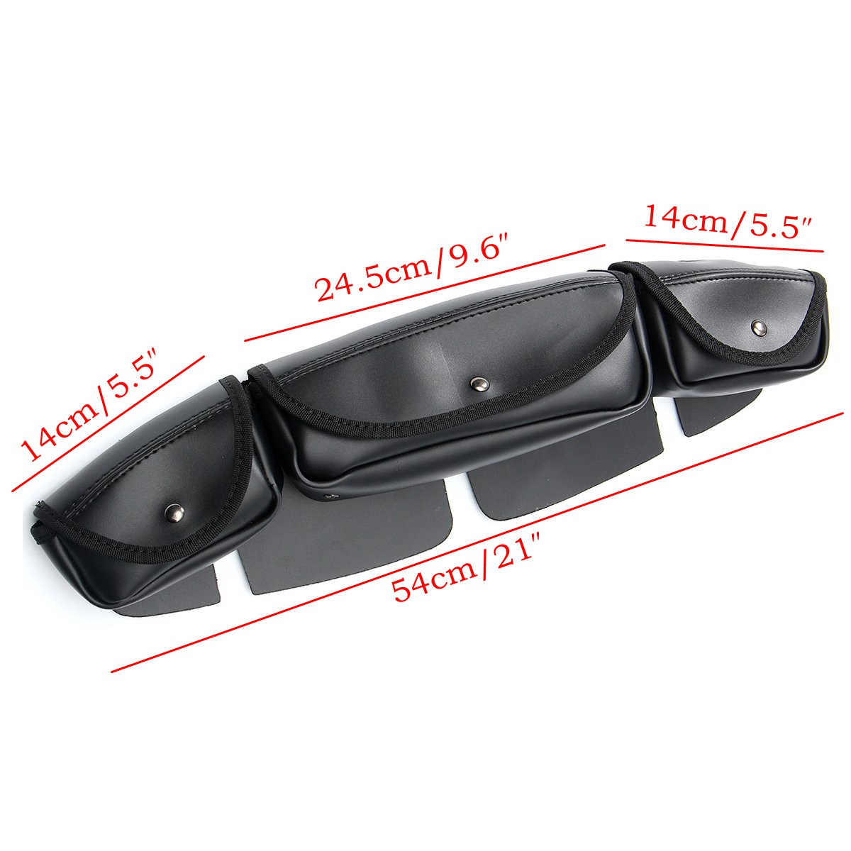 3-Pouch-Pocket-Wind-Shield-Bag-Fairing-For-Harley-Electra-Street-Glide-Touring-1110993