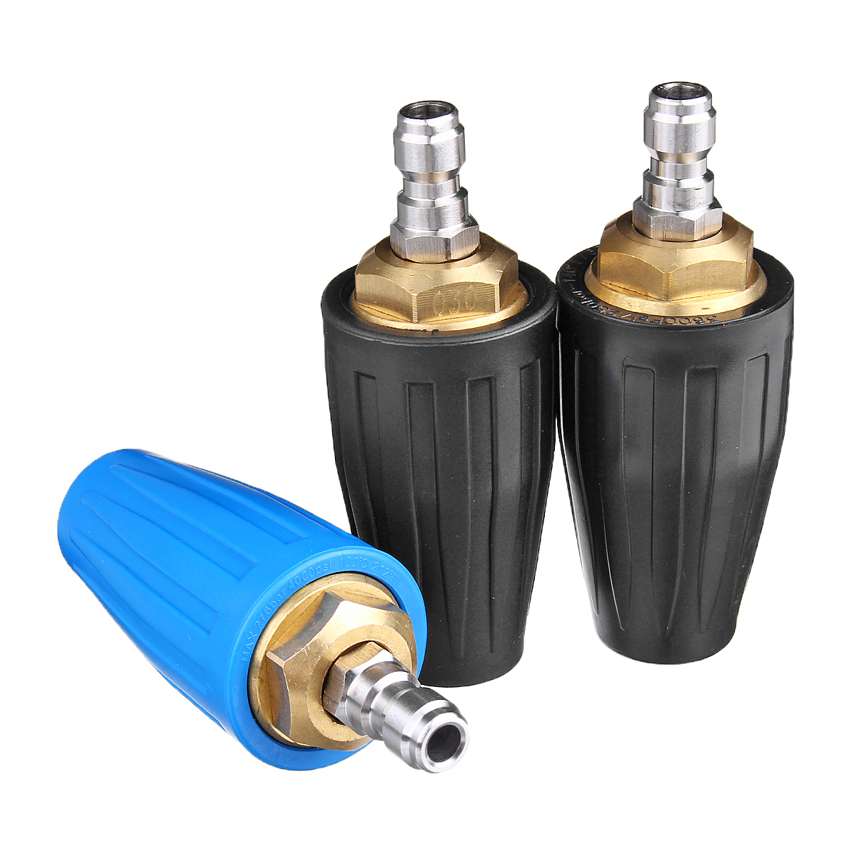 300036004000PSI-Rotating-Turbo-Nozzle-14-Quick-Connect-Pressure-Washer-Cleaner-Spray-1543174