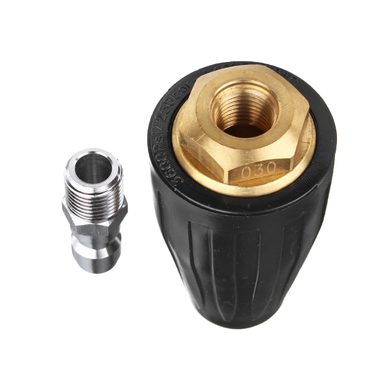 300036004000PSI-Rotating-Turbo-Nozzle-14-Quick-Connect-Pressure-Washer-Cleaner-Spray-1543174